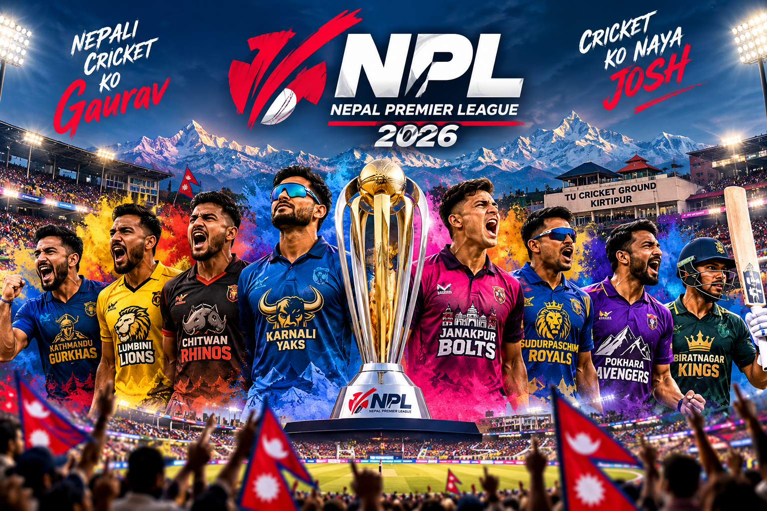 all nepal premier league team picture